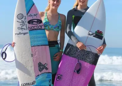 California surfer girls